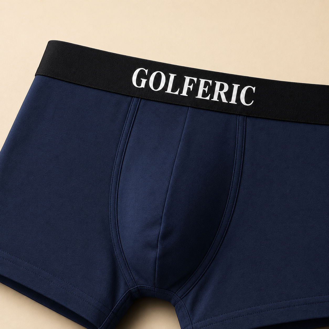 Cotton Trunks Navy detail image