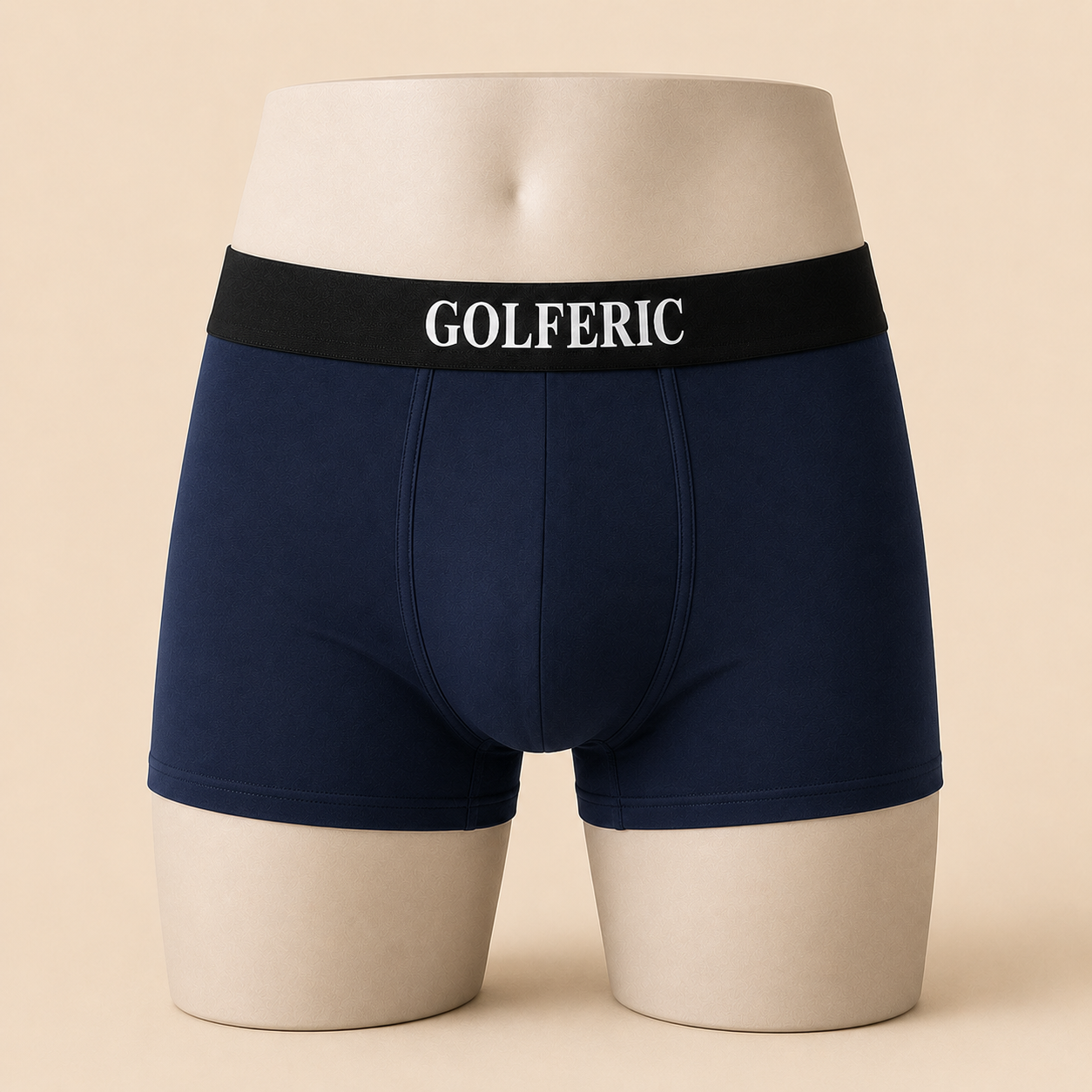 Cotton Trunks Navy fit image