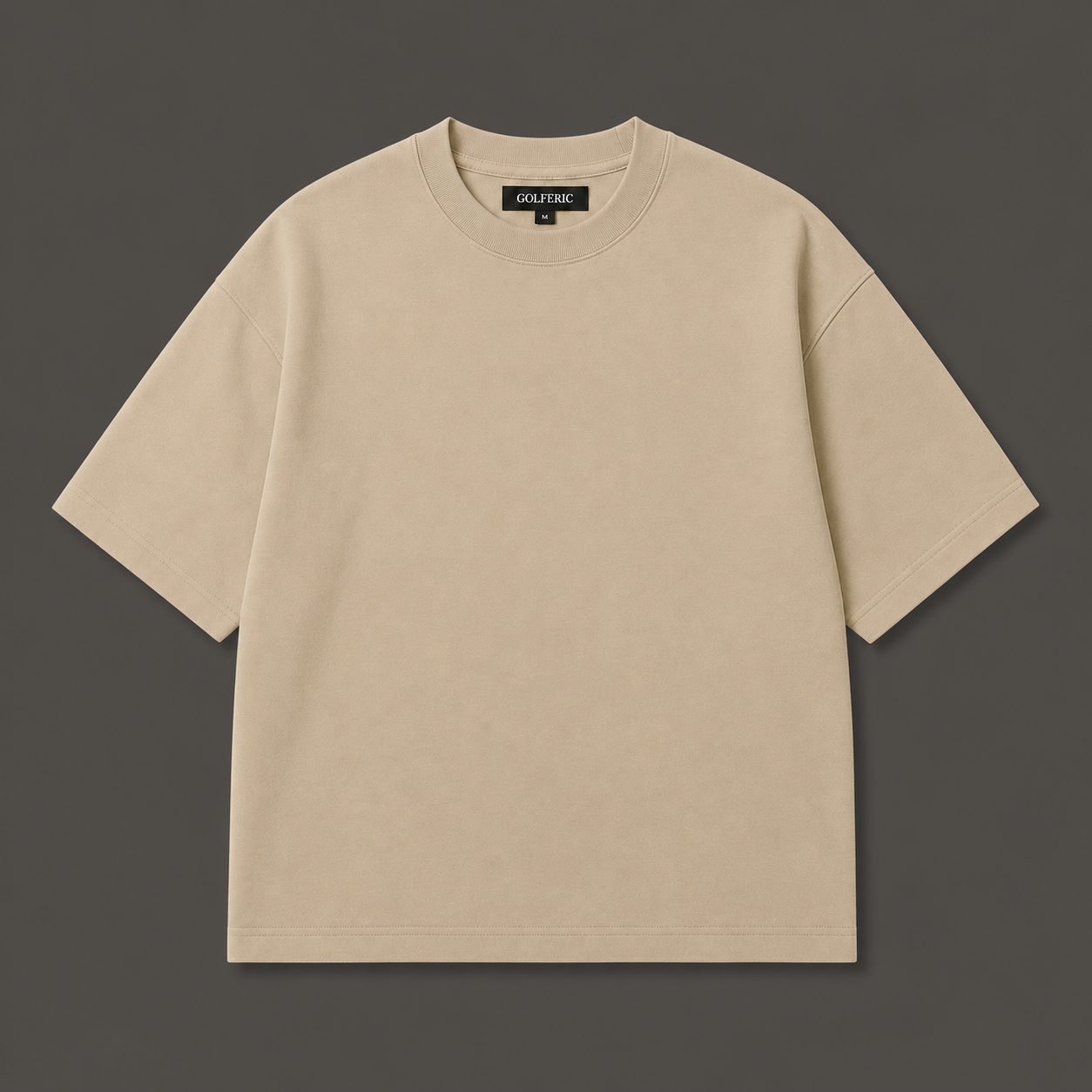 Heavyweight Cotton T-Shirt Beige main image