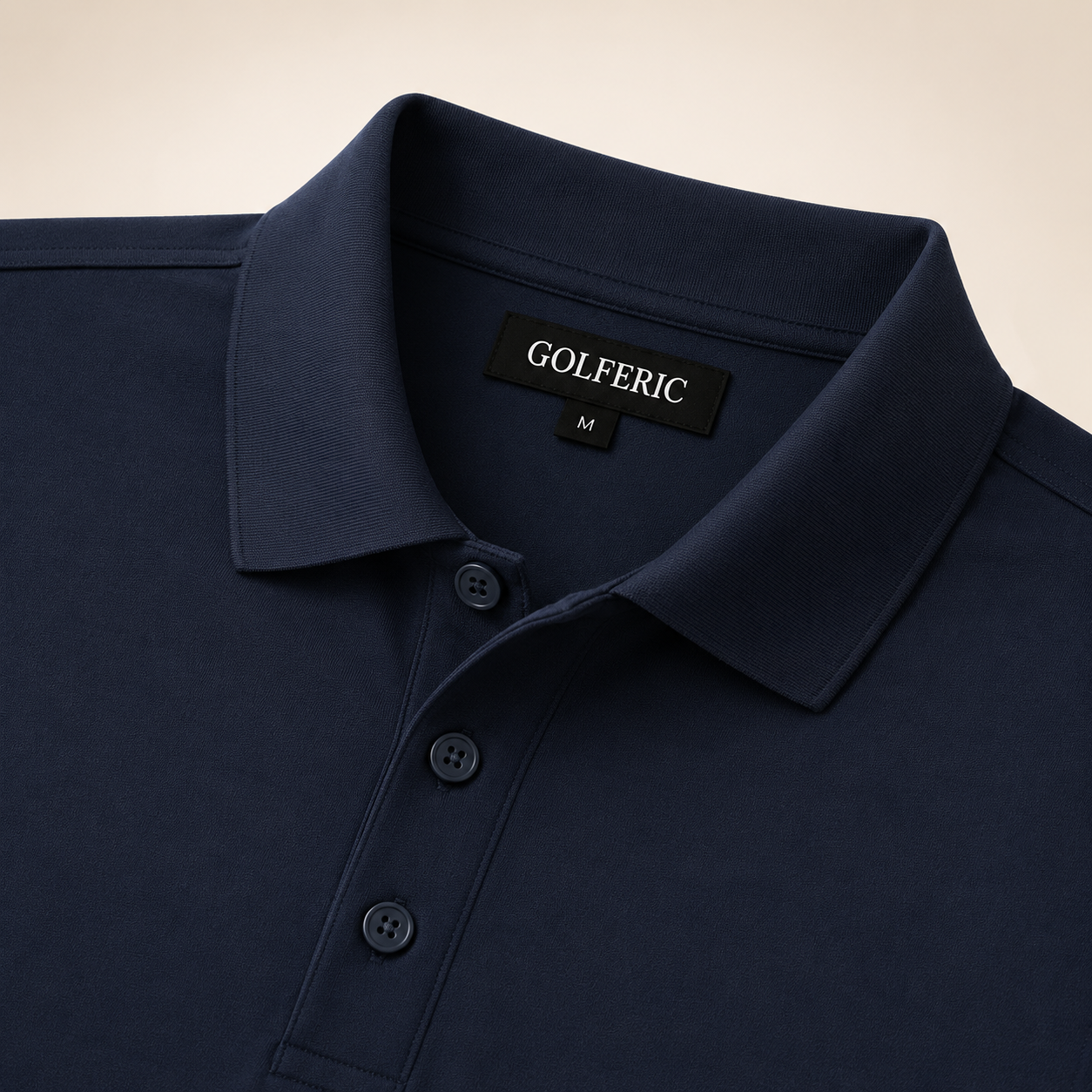 Premium Cotton Polo Navy detail image
