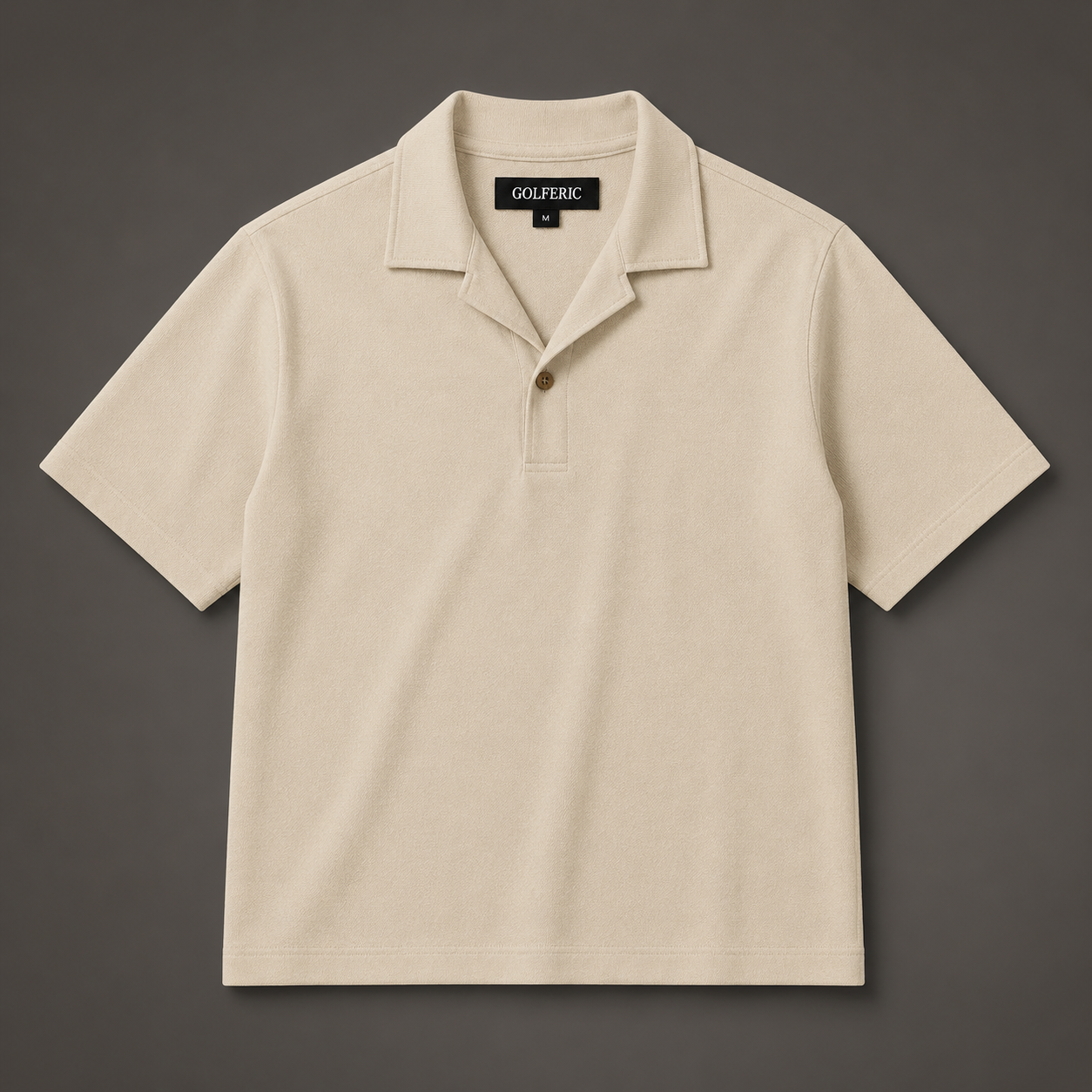 Resort Collar Polo Beige main image